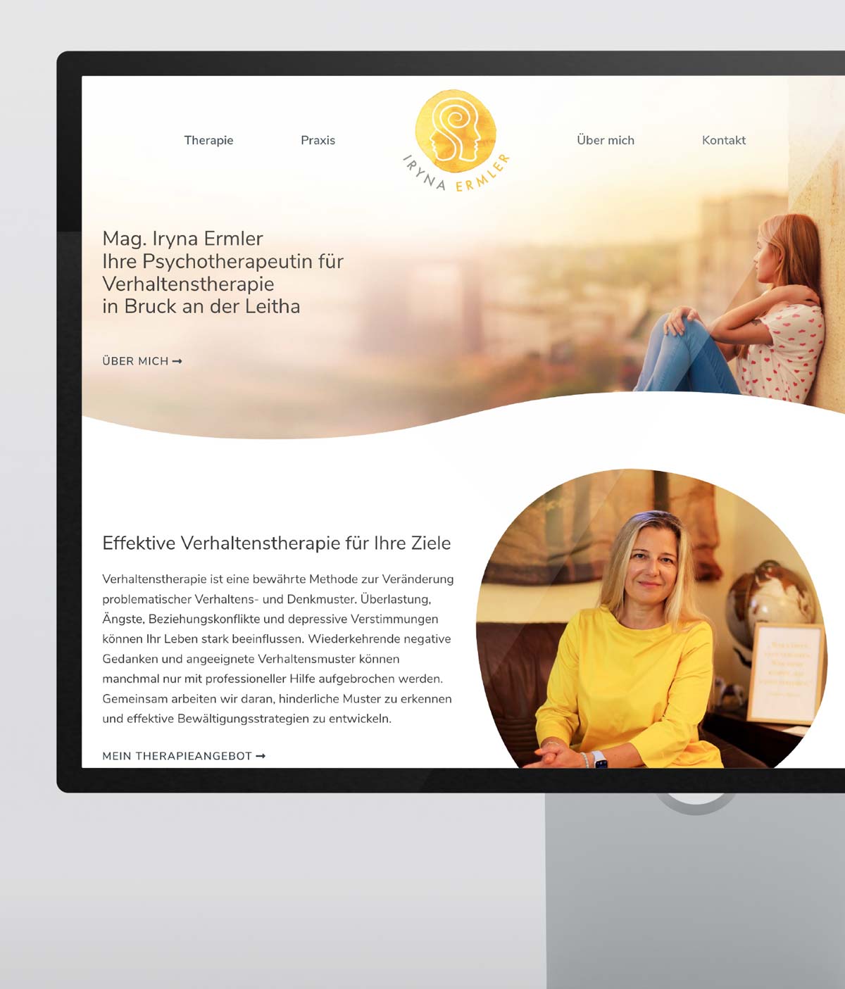 Webdesign für Psychotherapeutische Praxis Iryna Ermler